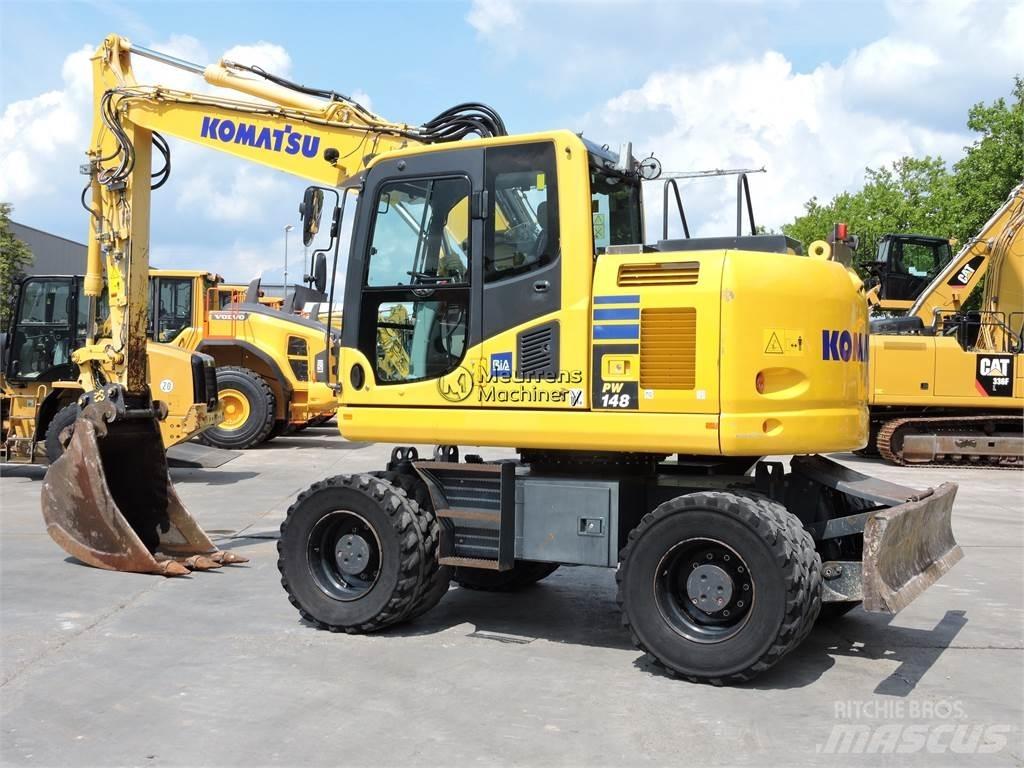 Komatsu PW148 Wielgraafmachines