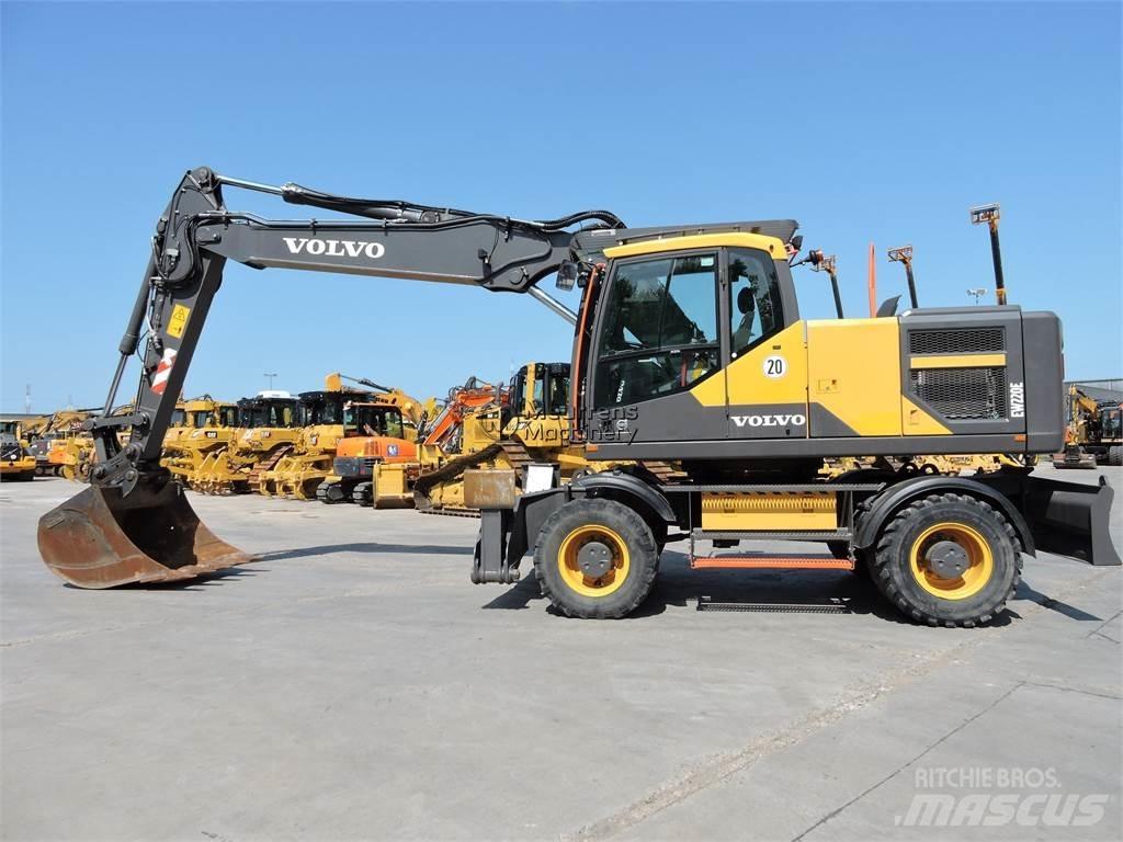 Volvo EW220E Wielgraafmachines