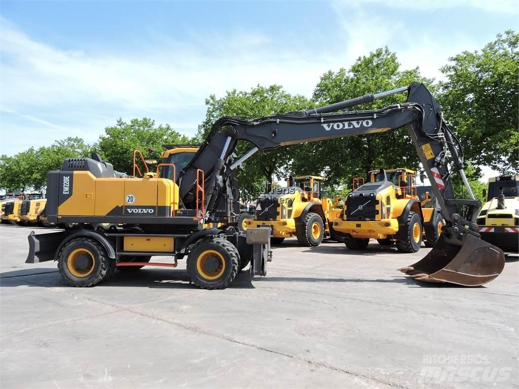 Volvo EW220E Wielgraafmachines