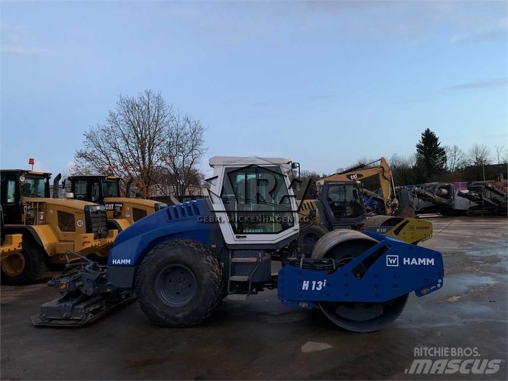 Hamm H 13i + Platten Trilrolwalsen