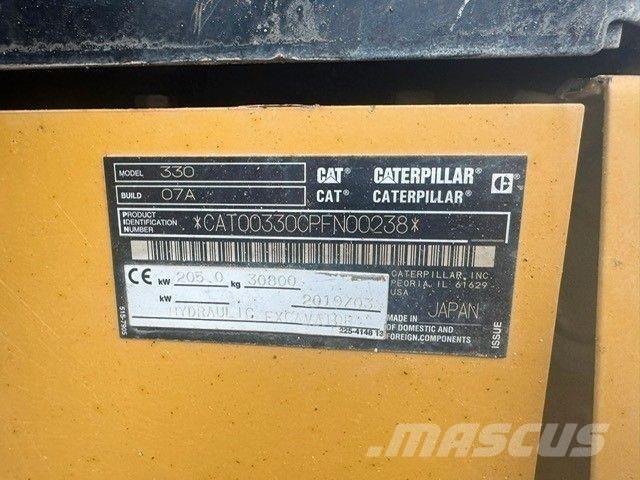 CAT 330 Next Gen Rupsgraafmachines
