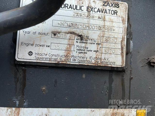 Hitachi ZX 85 USB Minigraafmachines < 7t