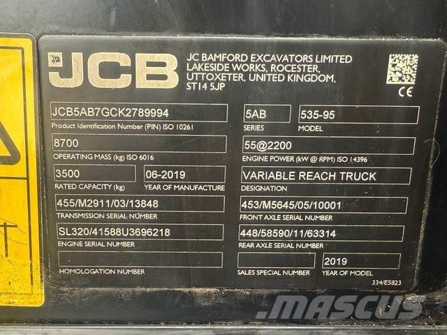 JCB 535-95 Verreikers
