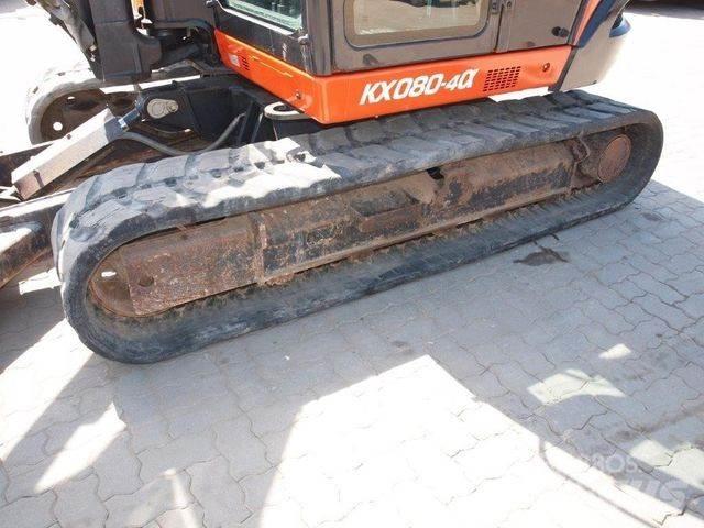 Kubota KX080-4a Minigraafmachines < 7t