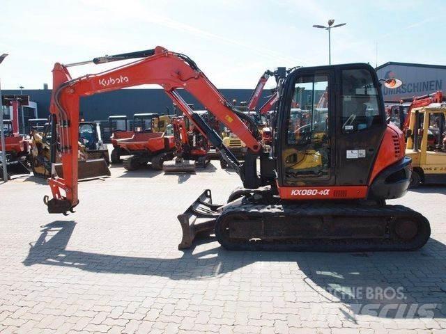 Kubota KX080-4a Minigraafmachines < 7t