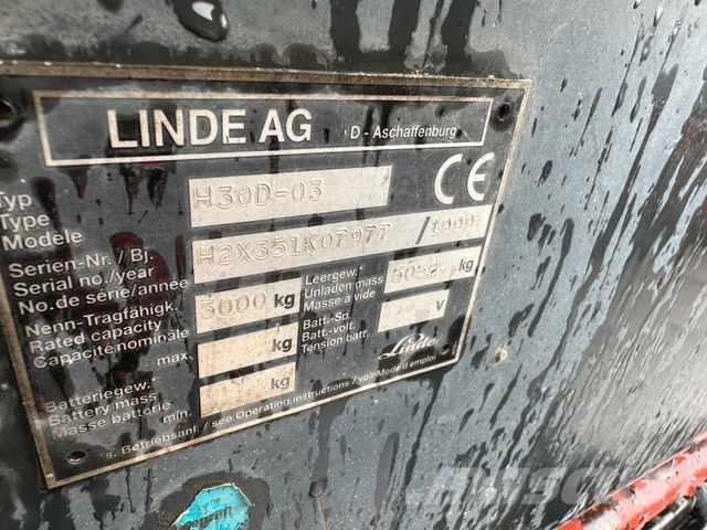 Linde H30D-30 Vorkheftruck voor zwaar terrein