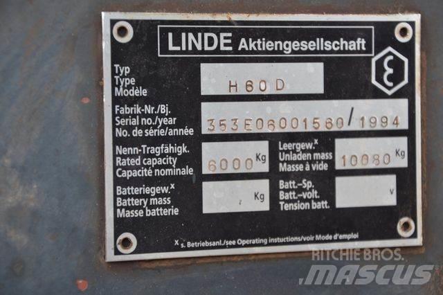 Linde H60D / Duplex Diesel heftrucks