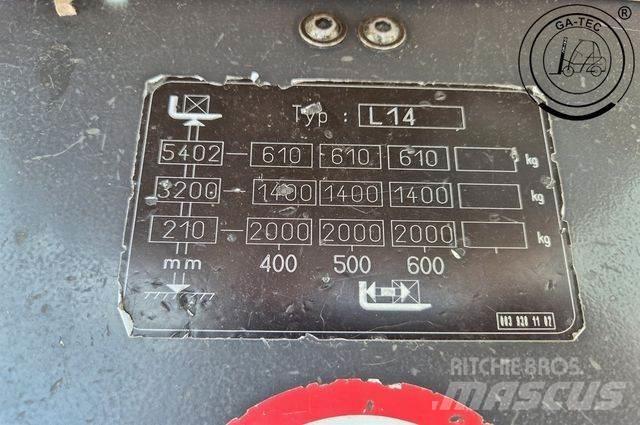 Linde L14i Orderpicker voor hoog niveau