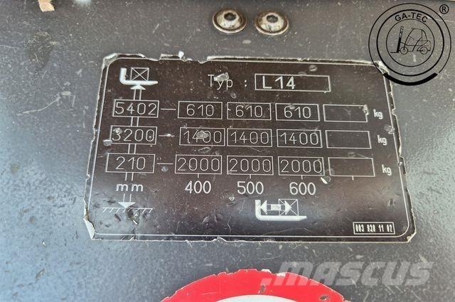 Linde L14i Orderpicker voor hoog niveau