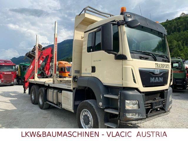 MAN TGS 33.480 6x6 Hout-Bakwagens
