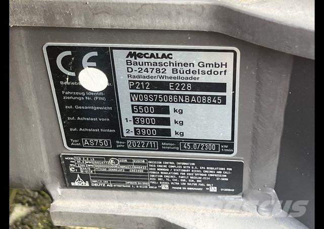 Mecalac AS 750 Wielladers