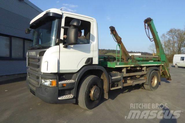 Scania P 360 Containertrucks met kabelsysteem