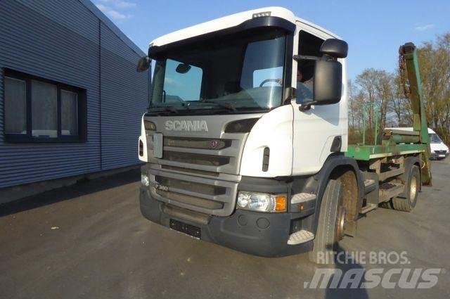 Scania P 360 Containertrucks met kabelsysteem