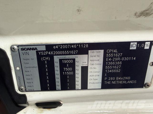 Scania P280 4X2 Bakwagens met gesloten opbouw