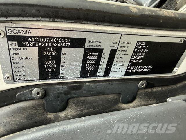 Scania P280 6X2*4 Chassis met cabine