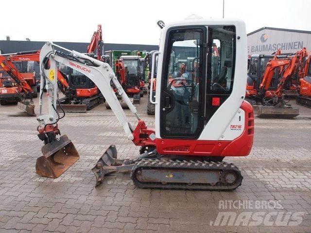 Takeuchi TB 216 Minigraafmachines < 7t