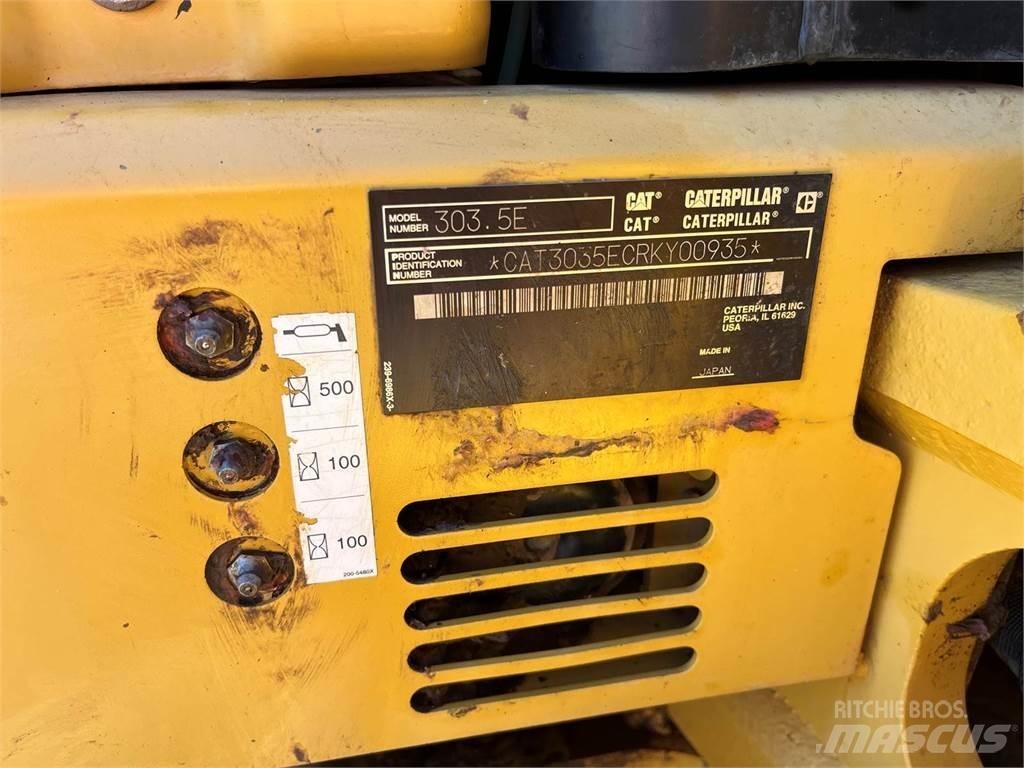 CAT 303.5 Rupsgraafmachines