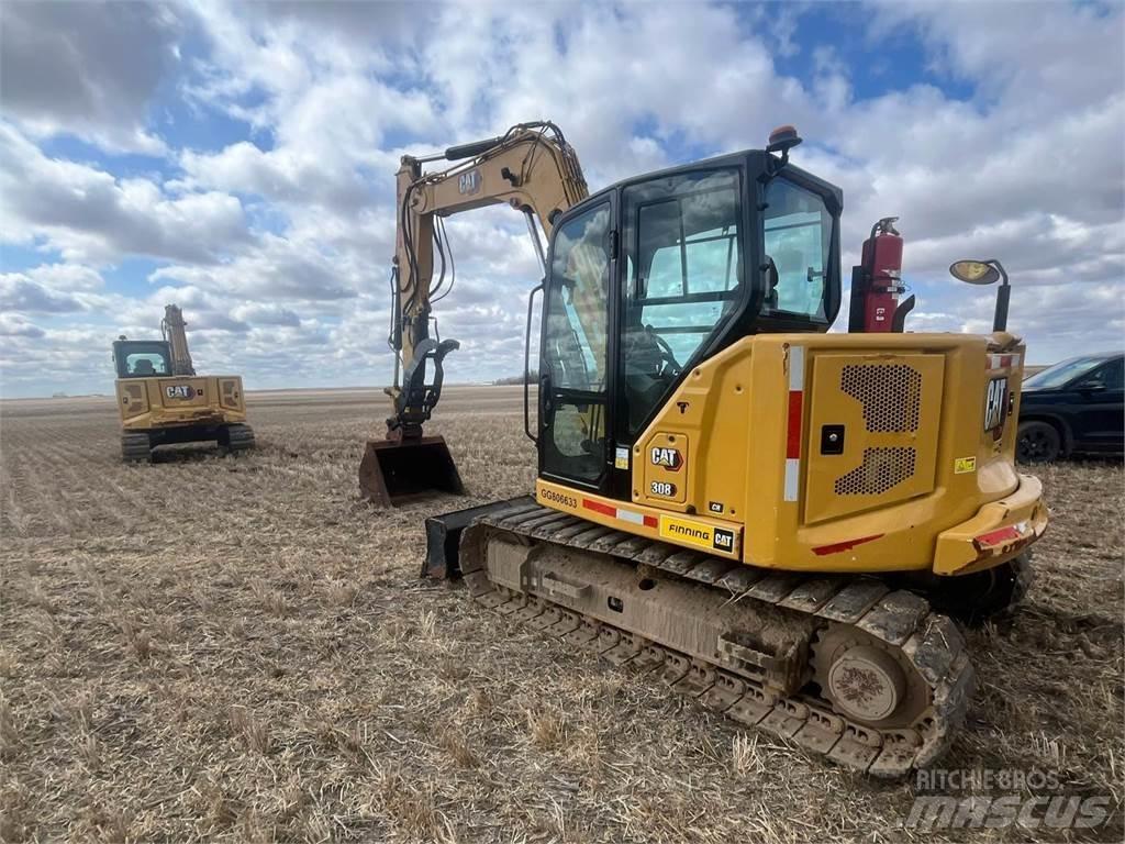 CAT 308CR Rupsgraafmachines