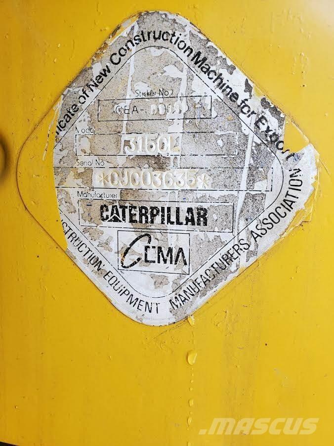 CAT 315CL Rupsgraafmachines