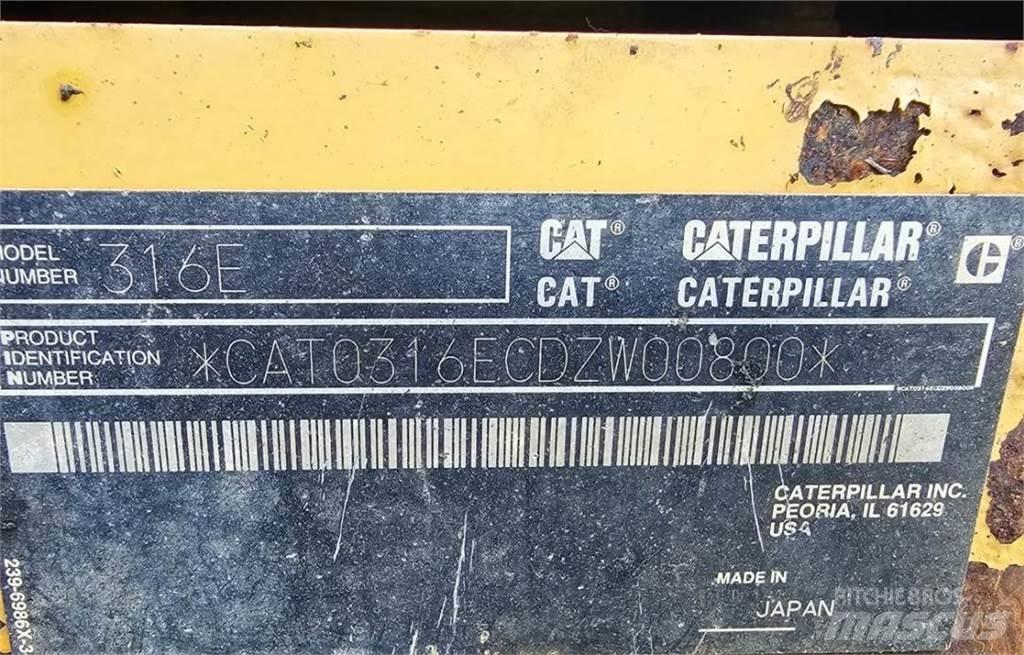 CAT 316EL Rupsgraafmachines
