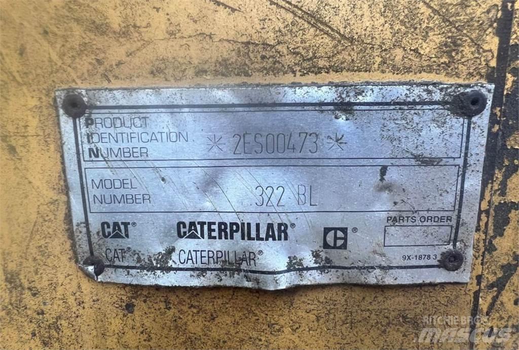 CAT 322BL Rupsgraafmachines