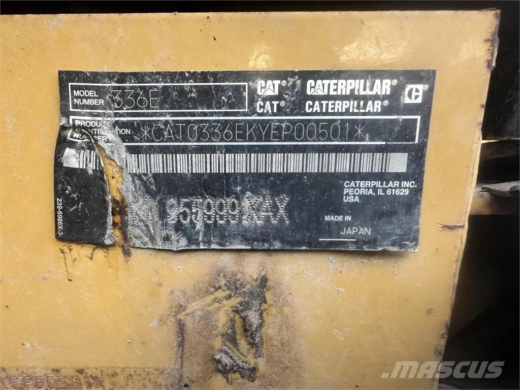 CAT 336EL Rupsgraafmachines