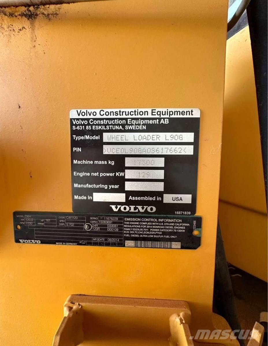 Volvo L90G Wielladers