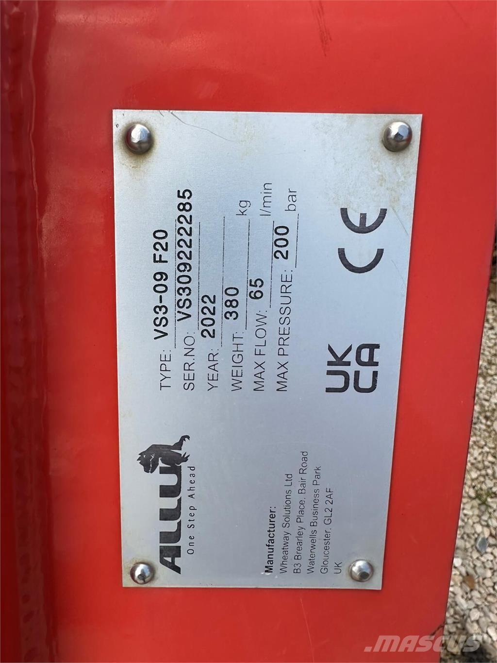 Allu VS 3-09 Bouw - Overige