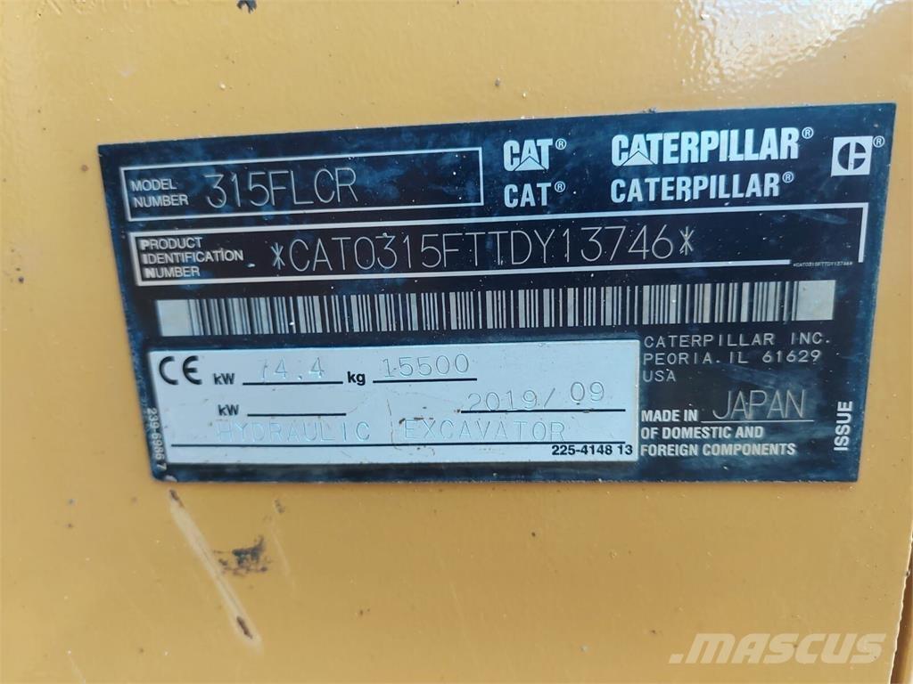 CAT 315FLCR Rupsgraafmachines