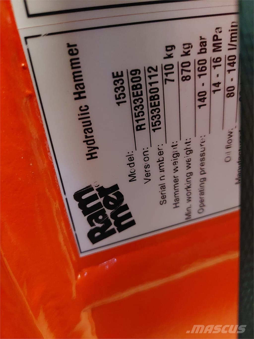 Rammer 1533E Bouw - Overige