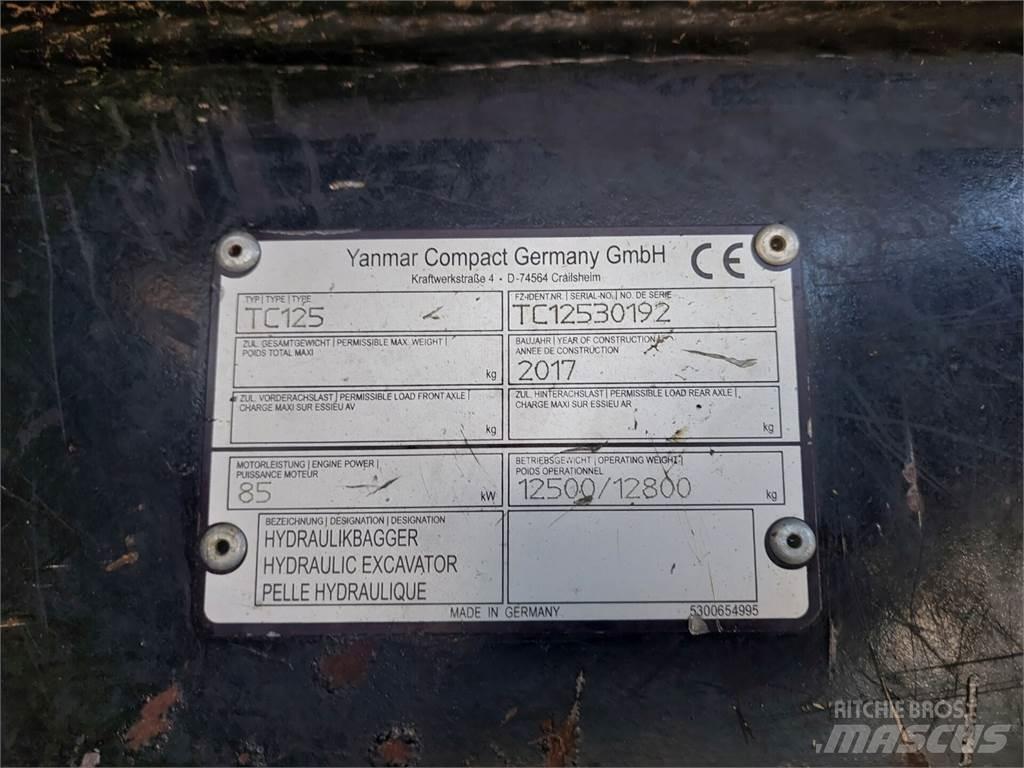 Terex TC 125 Rupsgraafmachines