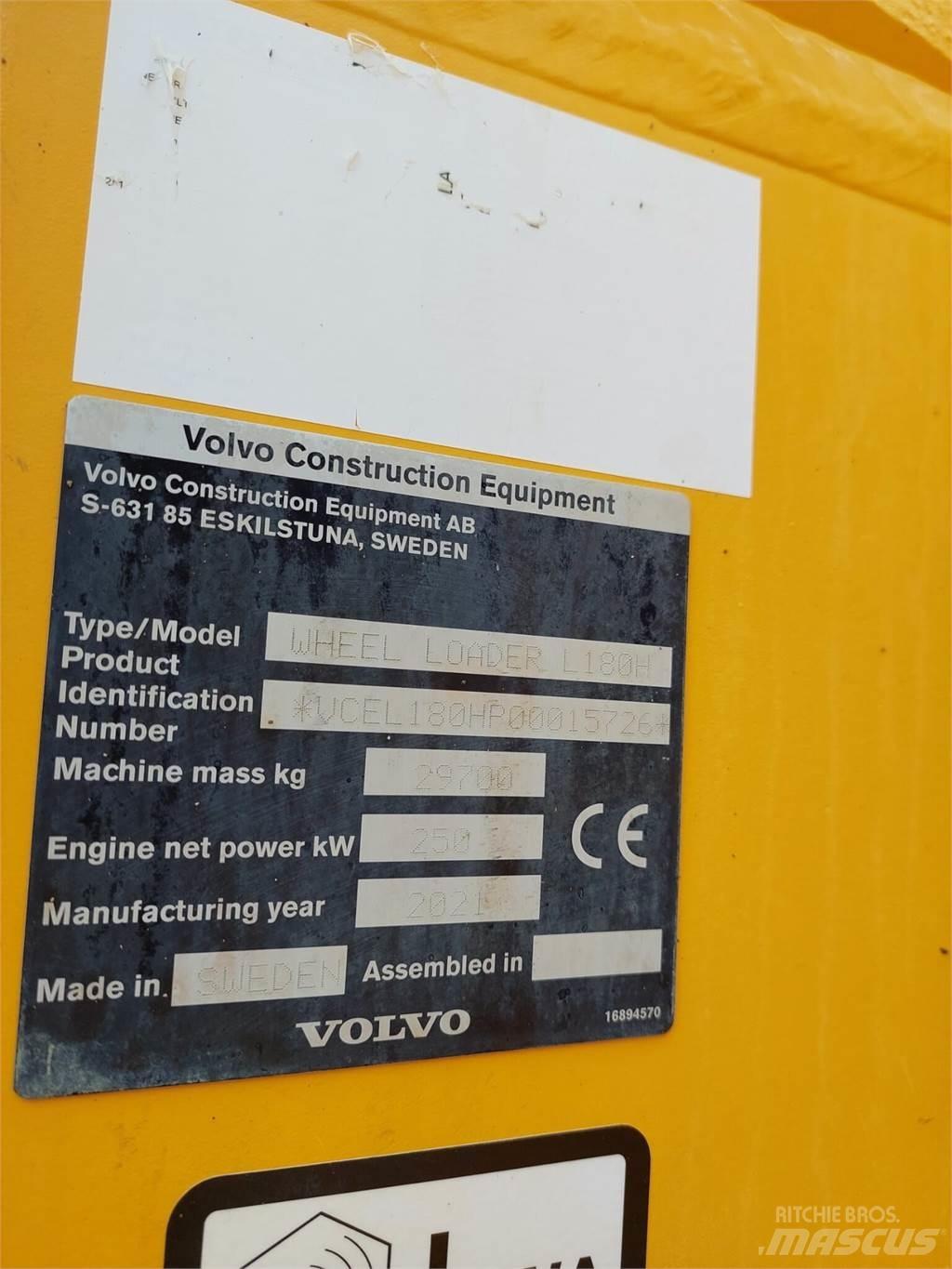 Volvo L 180H Wielladers