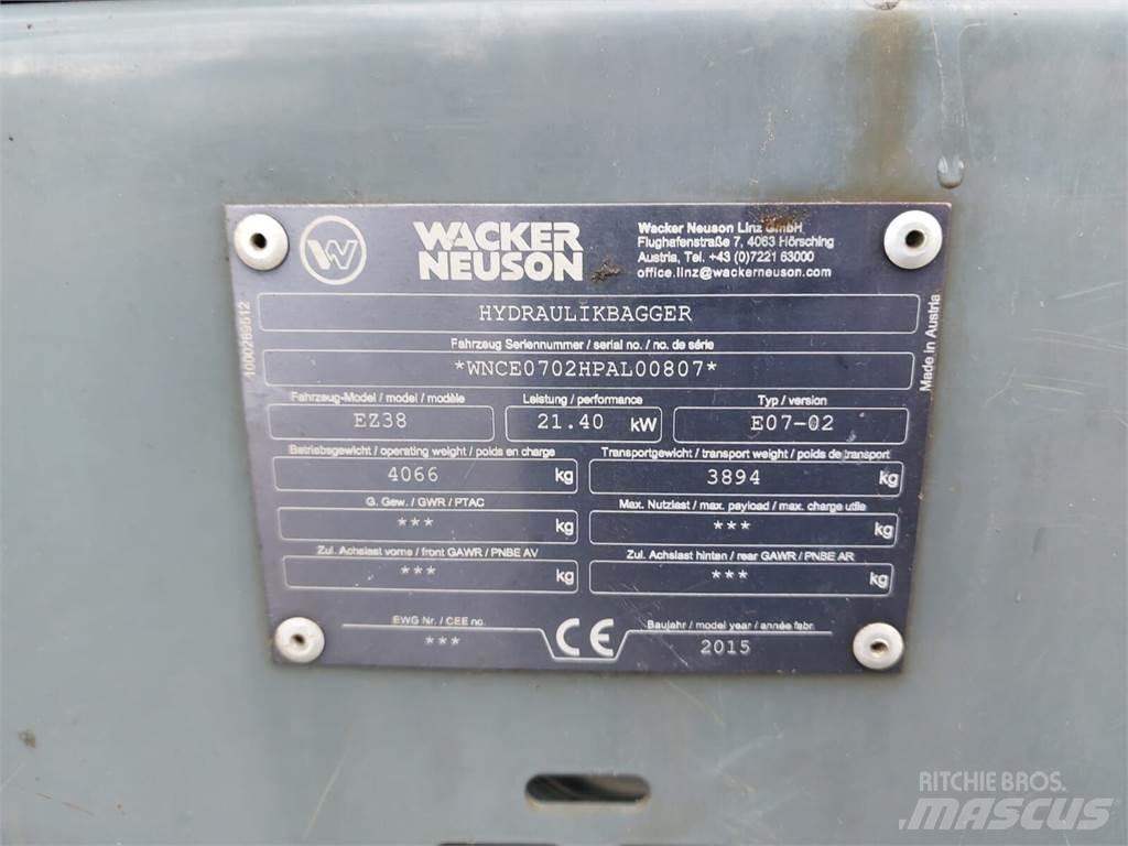 Wacker Neuson EZ38 Rupsgraafmachines
