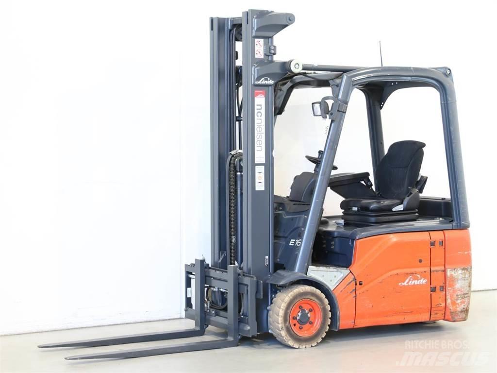 Linde E16/386-01 Elektrische heftrucks