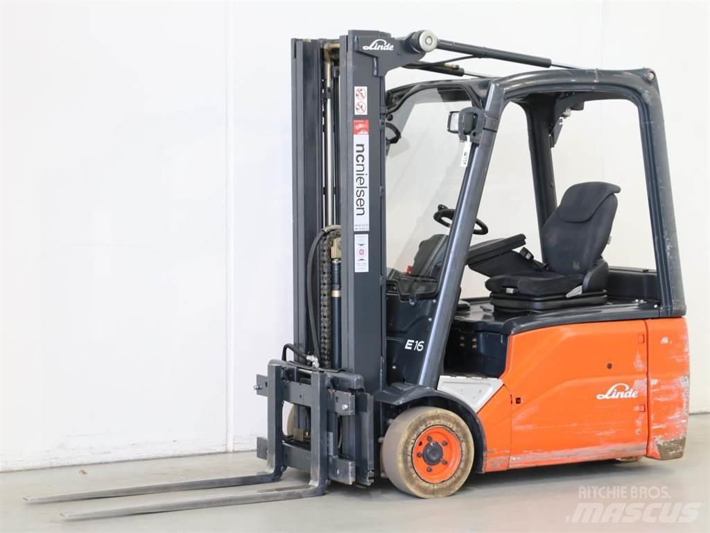 Linde E16/386-01 Elektrische heftrucks