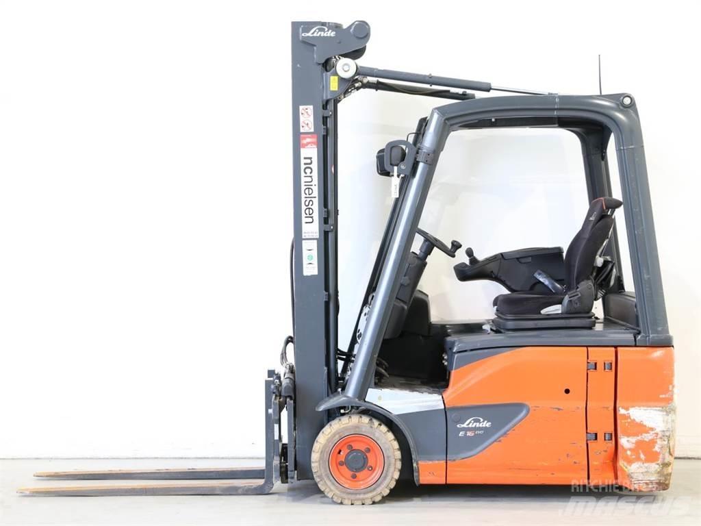Linde E16/386-02 EVO Elektrische heftrucks