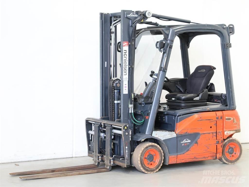 Linde E16P/386-02 Elektrische heftrucks