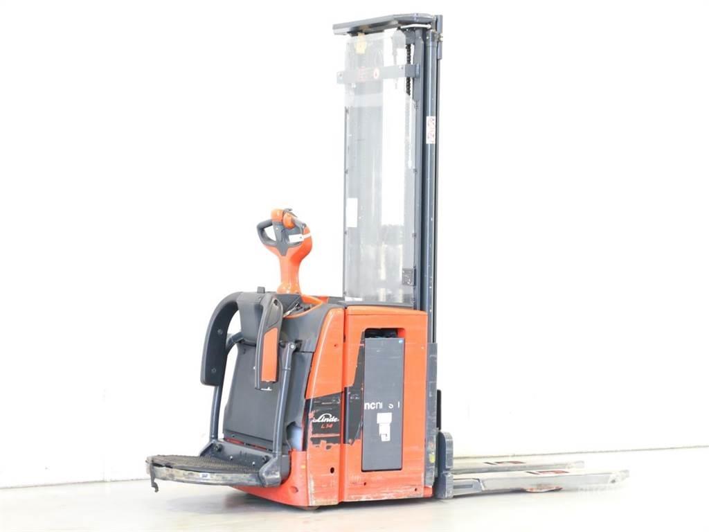 Linde L14AP/1173 Meeloop stapelaar