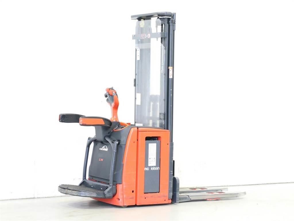Linde L14AP/1173 Meeloop stapelaar