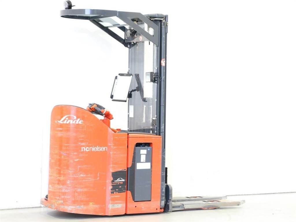 Linde L14SP/1173 Meeloop stapelaar