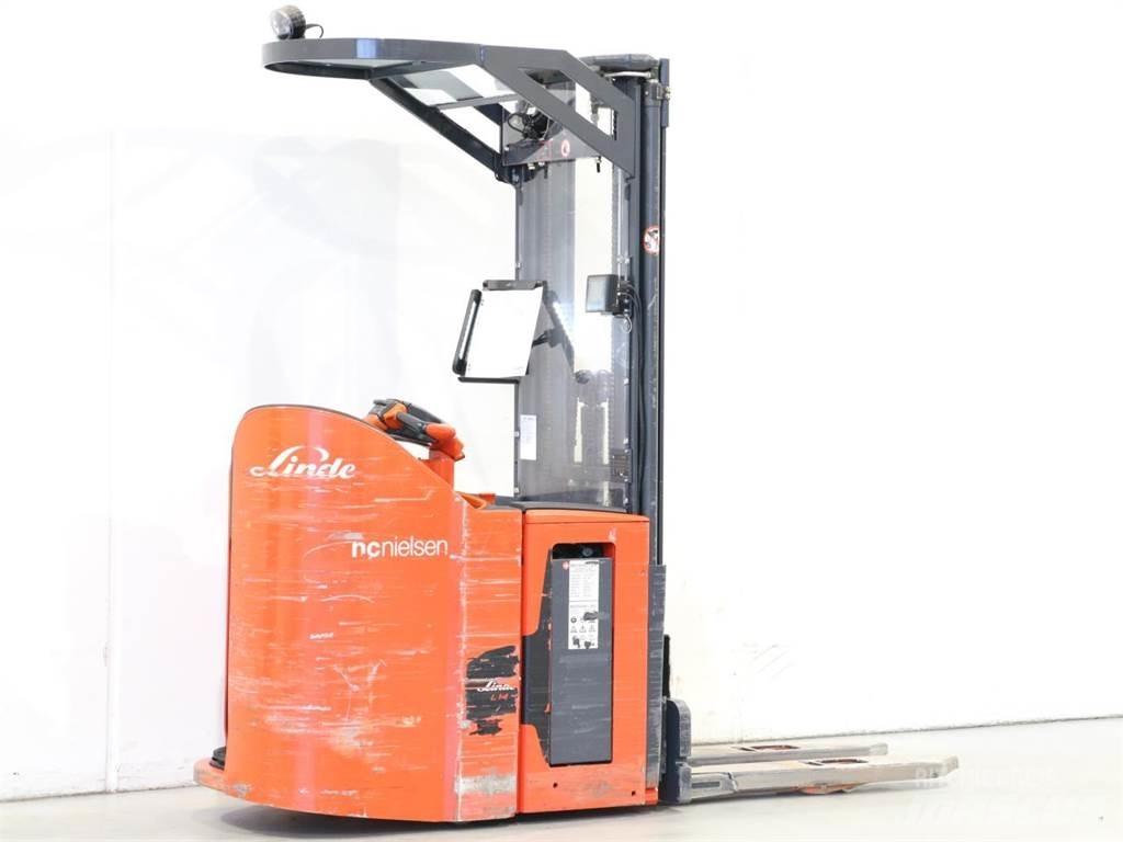 Linde L14SP/1173 Meeloop stapelaar