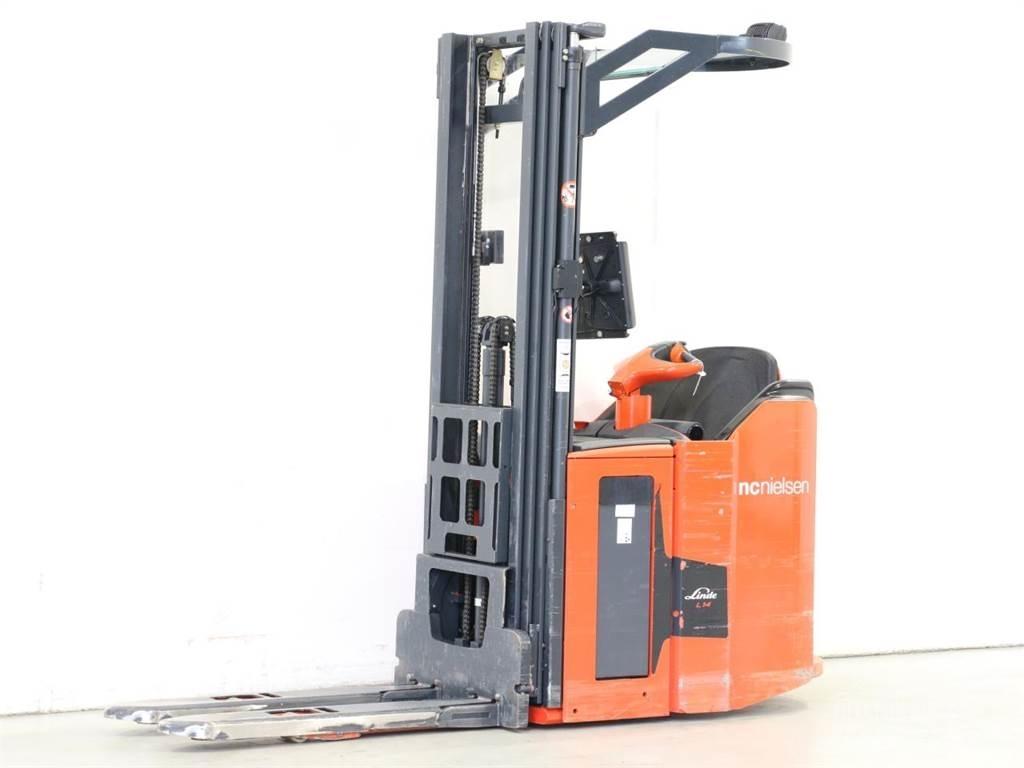 Linde L14SP/1173 Meeloop stapelaar