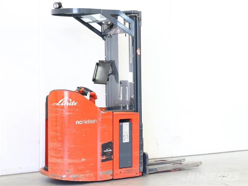 Linde L14SP/1173 Meeloop stapelaar