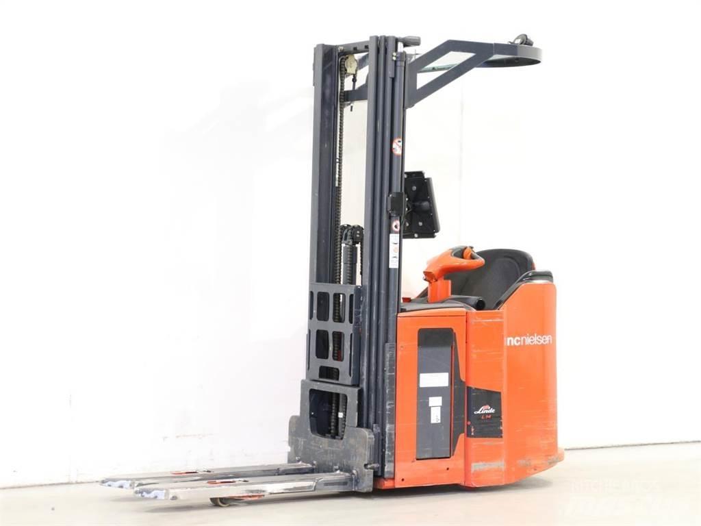 Linde L14SP/1173 Meeloop stapelaar