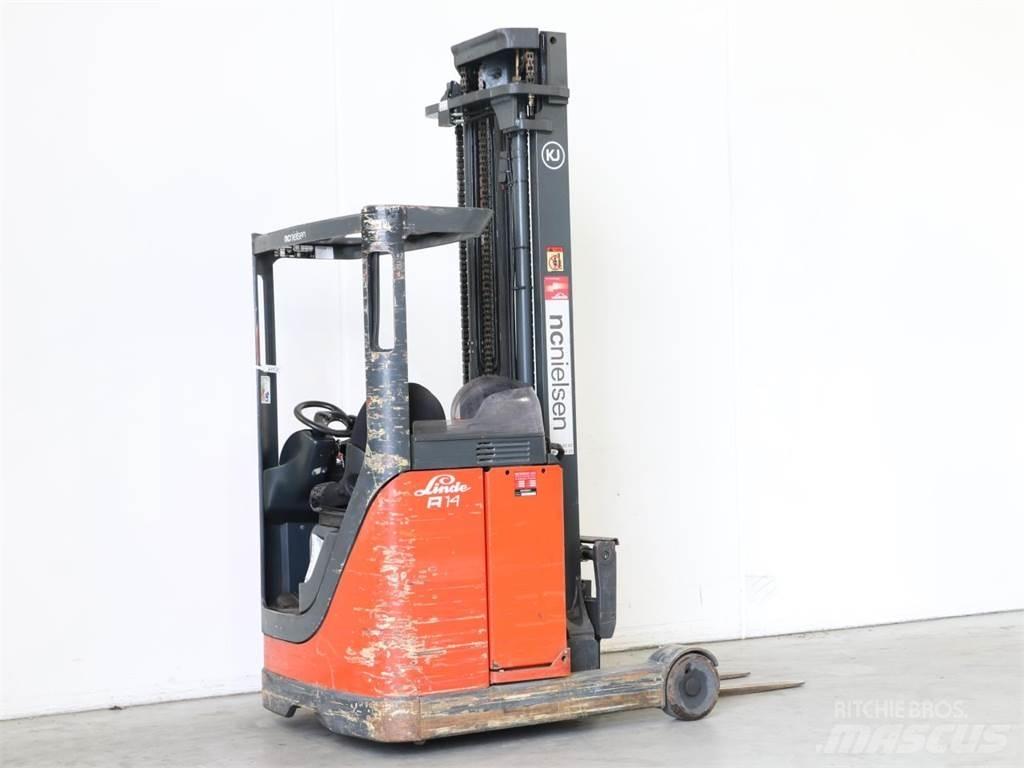 Linde R14/113 Reachtruck voor hoog niveau