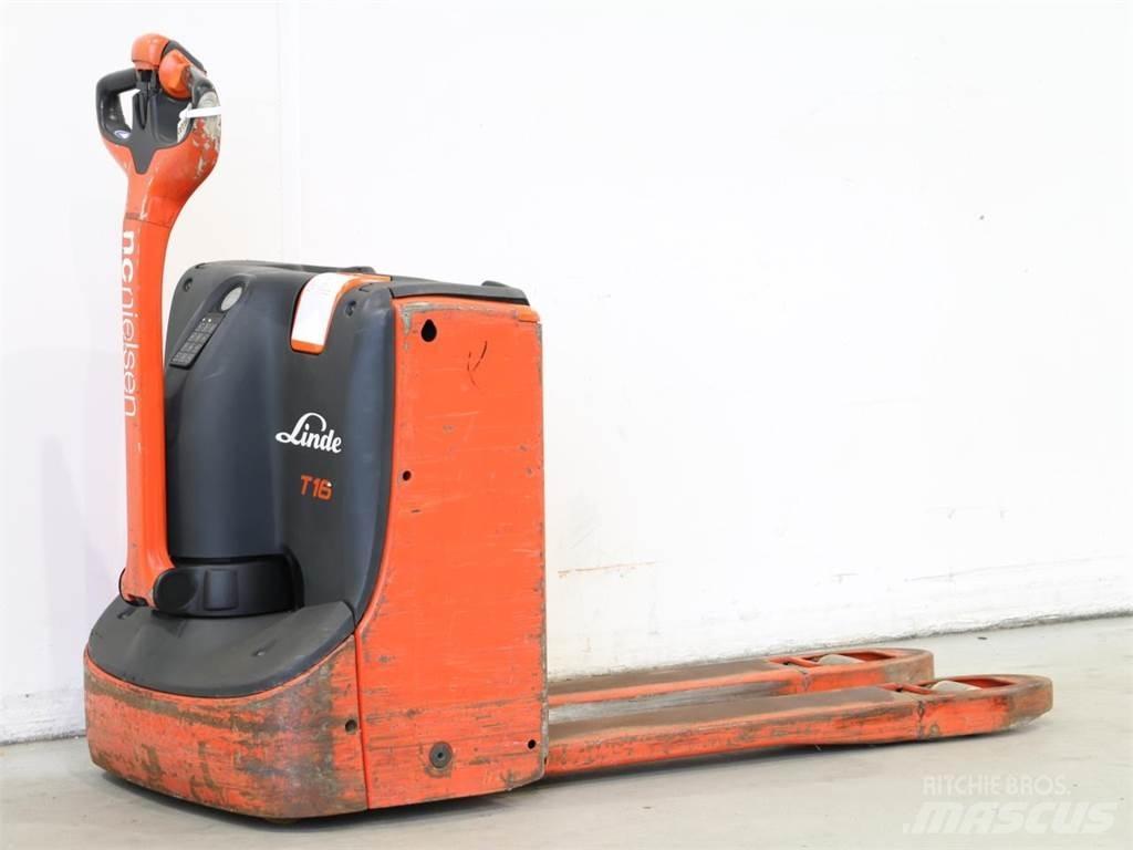 Linde T16/1152 Meeloop stapelaar