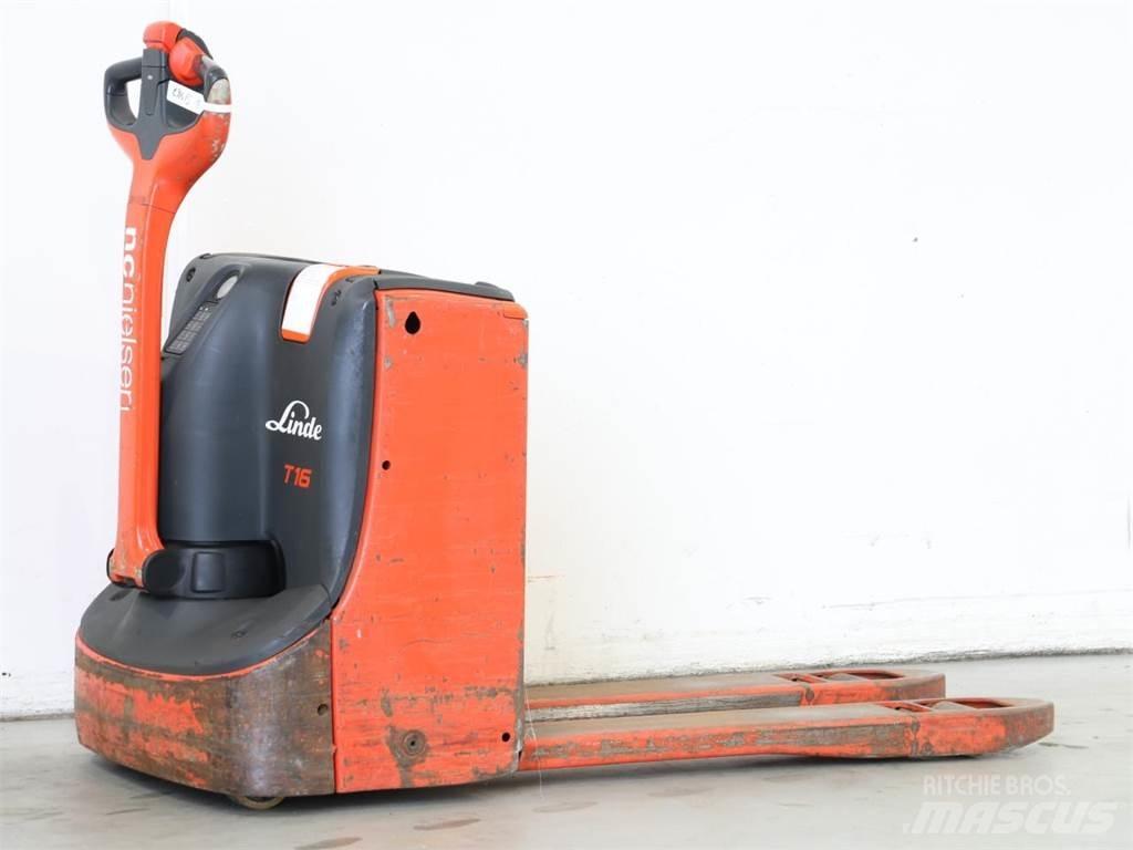 Linde T16/1152 Meeloop stapelaar