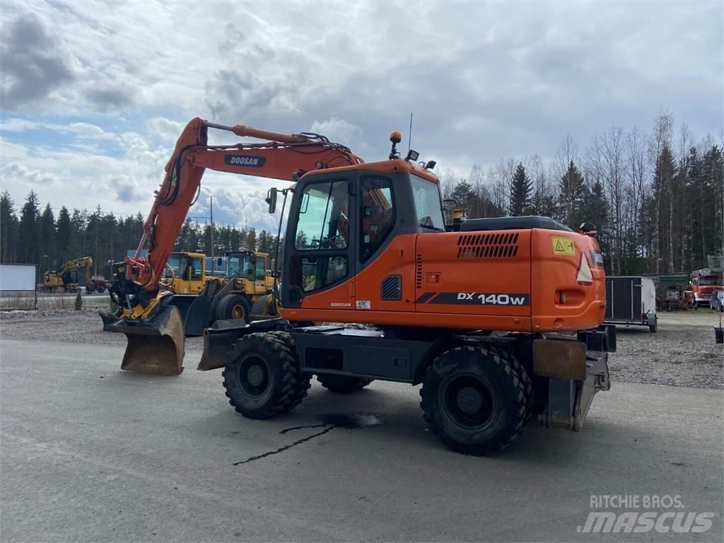 Doosan DX 140W Wielgraafmachines