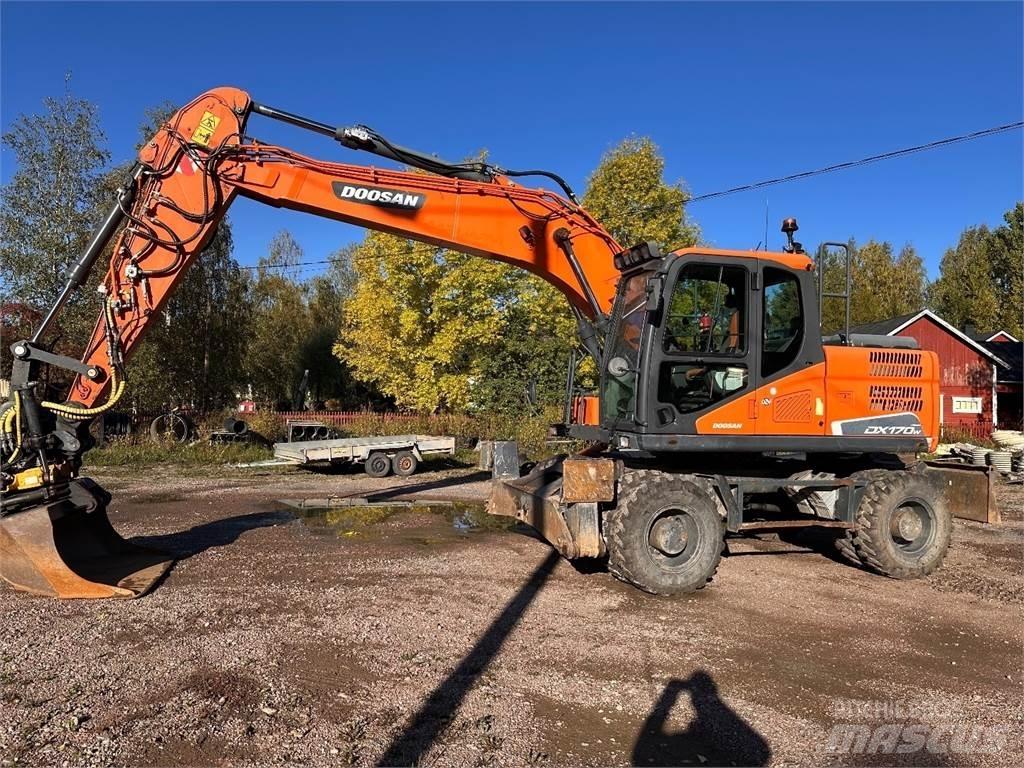 Doosan DX170W-5 Wielgraafmachines