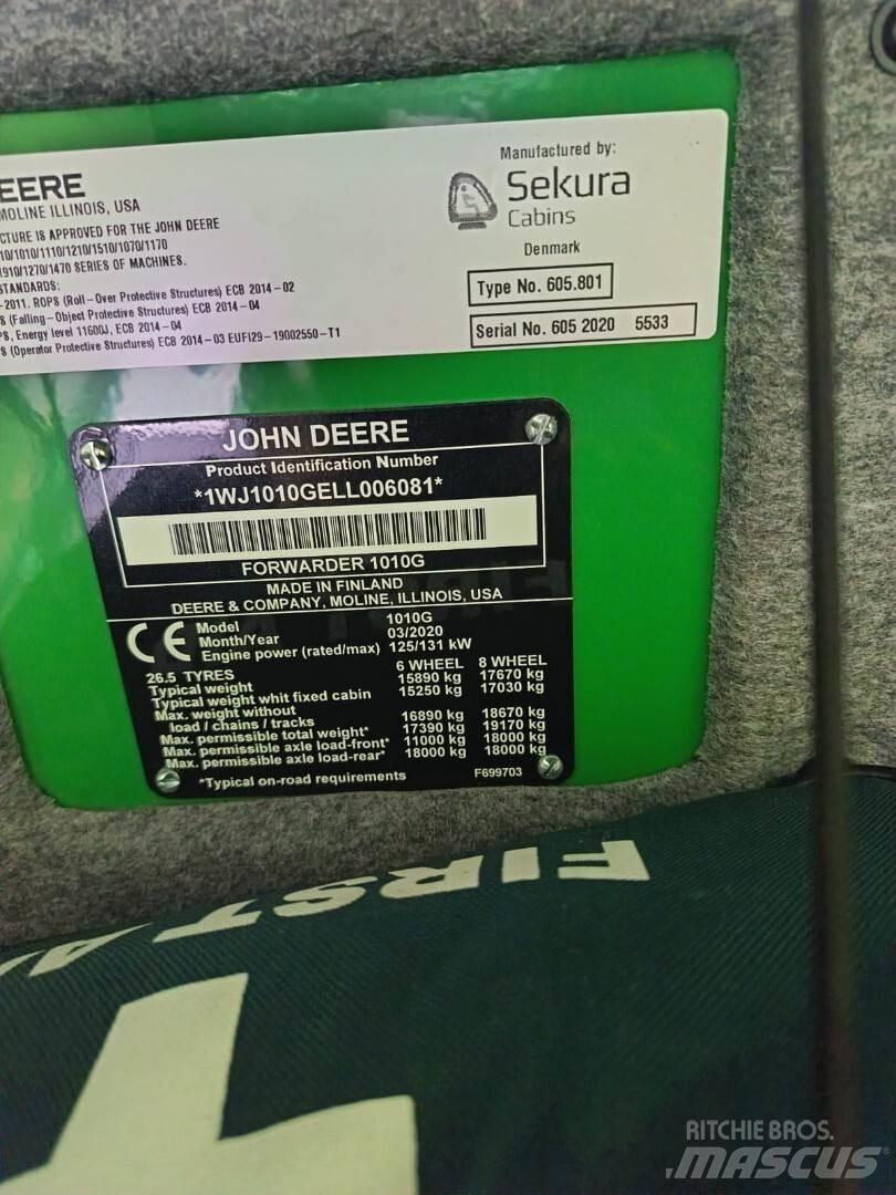 John Deere 1010G Uitrijwagens